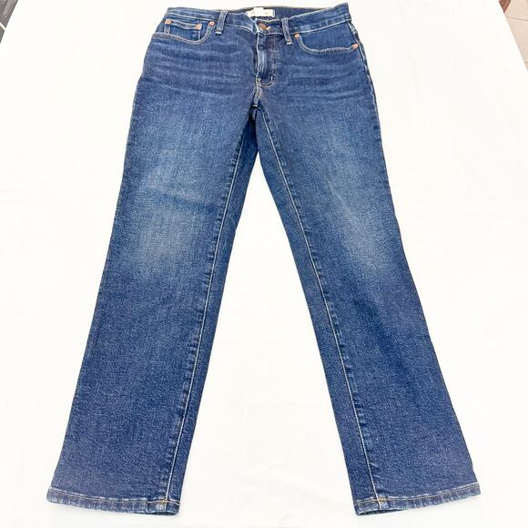 Madewell The Mid-Rise Perfect Vintage Jean Dark Wash Denim Size 27 - Picture 2 of 8
